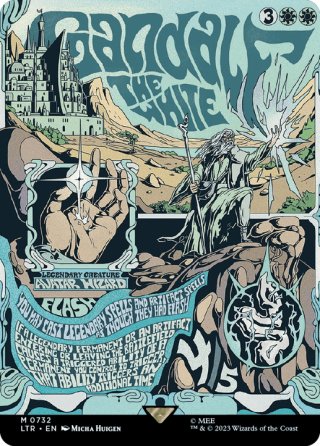 JPN】白のガンダルフ/Gandalf the White[MTG_LTR_0019M] - マスターズ