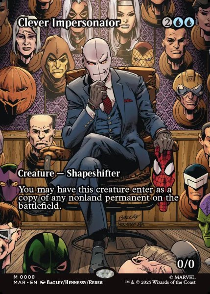 画像1: 【ENG】賢いなりすまし/Clever Impersonator[MTG_MAR_0008_M] (1)