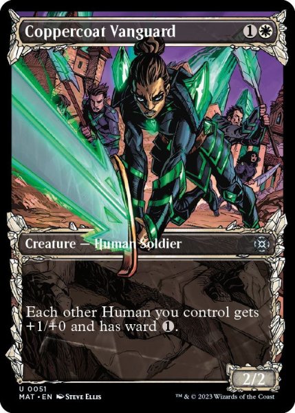 画像1: 【ENG】銅纏いの先兵/Coppercoat Vanguard[MTG_MAT_0051U] (1)