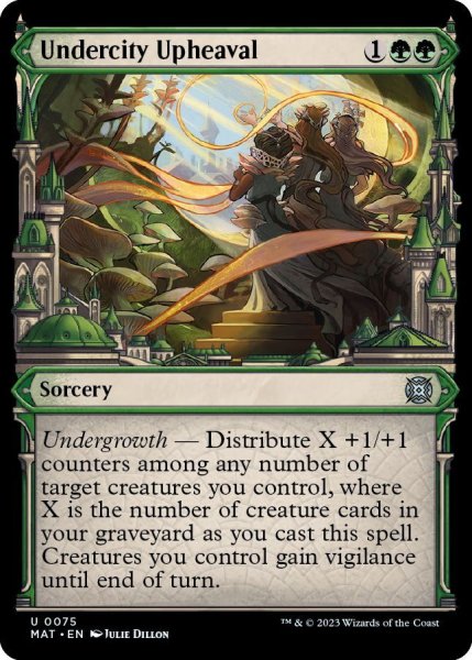 画像1: 【ENG】★Foil★地底街の激動/Undercity Upheaval[MTG_MAT_0075U] (1)