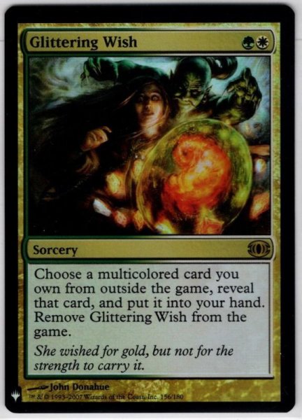 画像1: 【ENG】★Foil★きらめく願い/Glittering Wish[MTG_FUT_156R]【ミステリーブースター】 (1)