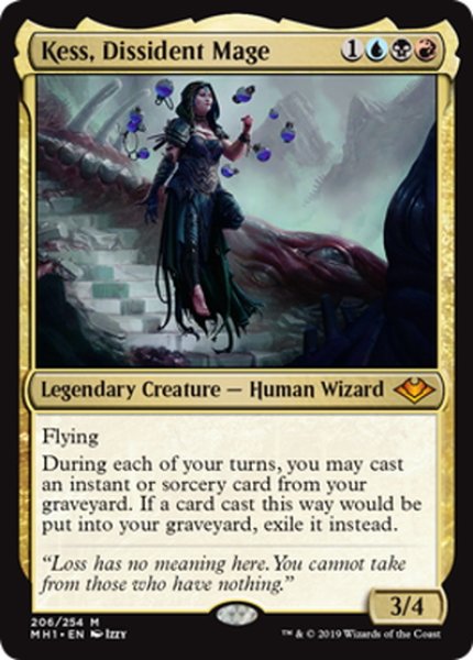 画像1: 【ENG】反体制魔道士、ケス/Kess, Dissident Mage[MTG_MH1_206M] (1)