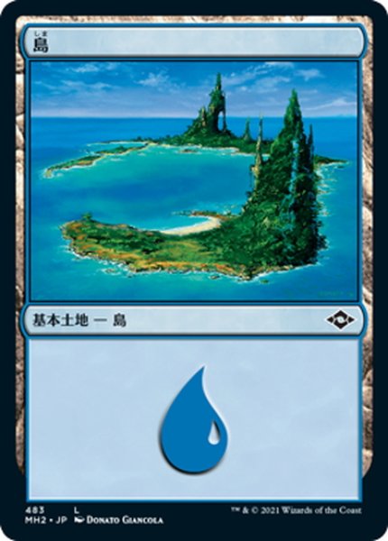 画像1: 【JPN】島/Island[MTG_MH2_483L] (1)