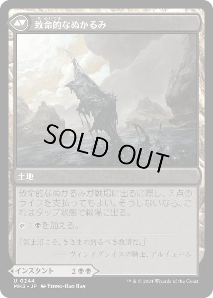 画像2: 【JPN】不敬者破り//致命的なぬかるみ/Fell the Profane//Fell Mire[MTG_MH3_0244_U] (2)