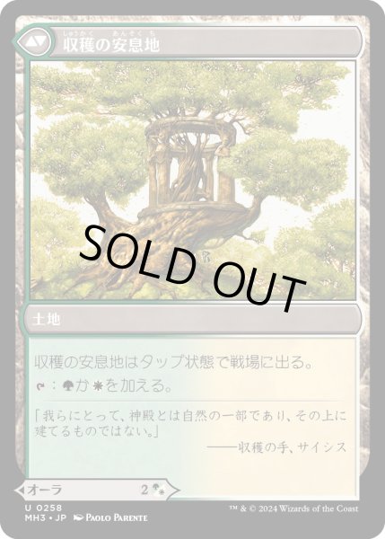 画像2: 【JPN】収穫の力//収穫の安息地/Strength of the Harvest//Haven of the Harvest[MTG_MH3_0258_U] (2)