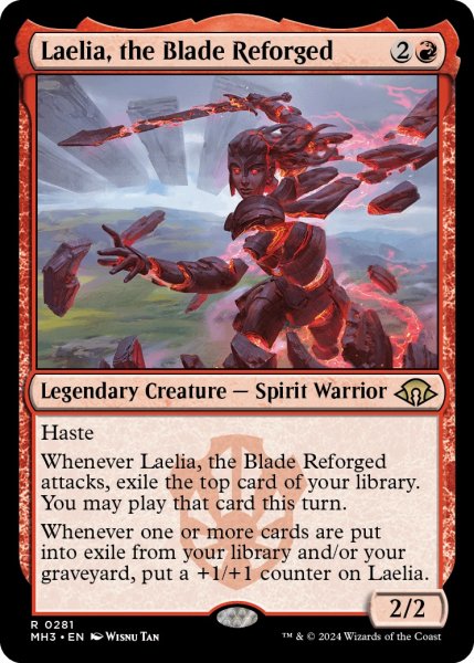 画像1: 【ENG】再鍛の刃、ラエリア/Laelia, the Blade Reforged[MTG_MH3_0281_R] (1)