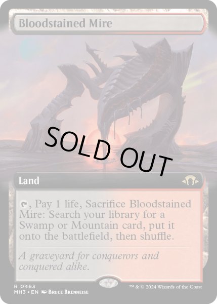 画像1: 【ENG】血染めのぬかるみ/Bloodstained Mire[MTG_MH3_0463_R] (1)