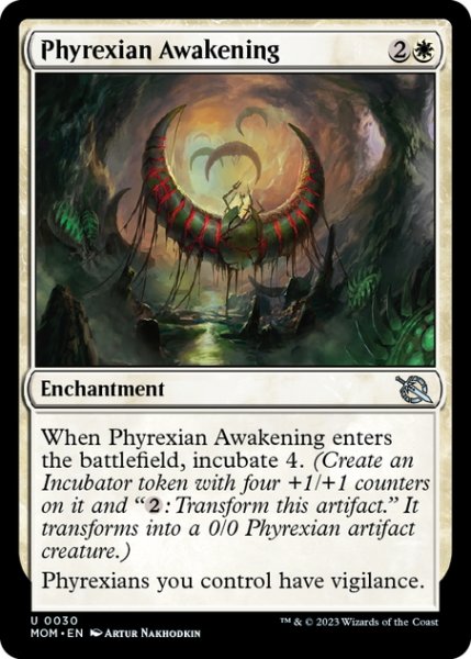 画像1: 【ENG】ファイレクシアの覚醒/Phyrexian Awakening[MTG_MOM_0030U] (1)