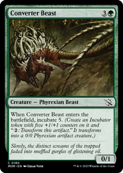 画像1: 【ENG】改宗獣/Converter Beast[MTG_MOM_0180C] (1)