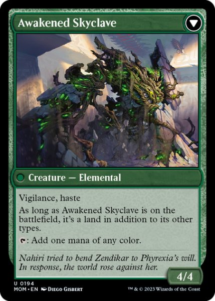 画像2: 【ENG】ゼンディカーへの侵攻//覚醒したスカイクレイブ/Invasion of Zendikar//Awakened Skyclave[MTG_MOM_0194U] (2)