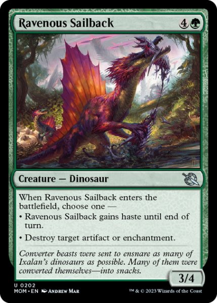 画像1: 【ENG】貪欲な帆背びれ/Ravenous Sailback[MTG_MOM_0202U] (1)