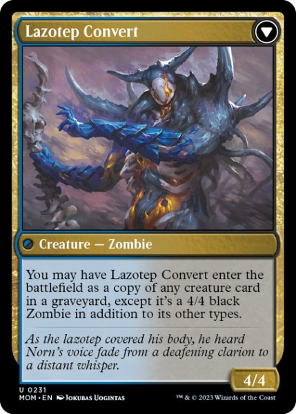 画像2: 【ENG】アモンケットへの侵攻//ラゾテプの改宗者/Invasion of Amonkhet//Lazotep Convert[MTG_MOM_0231U] (2)