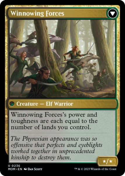 画像2: 【ENG】ローウィンへの侵攻//選別する軍団/Invasion of Lorwyn//Winnowing Forces[MTG_MOM_0236U] (2)