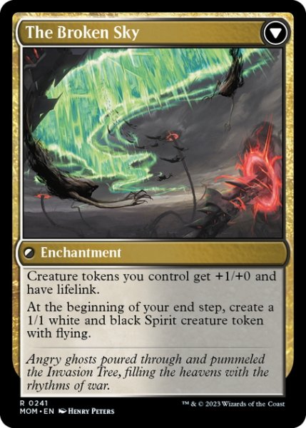 画像2: 【ENG】トルヴァダへの侵攻//壊れた空/Invasion of Tolvada//The Broken Sky[MTG_MOM_0241R] (2)