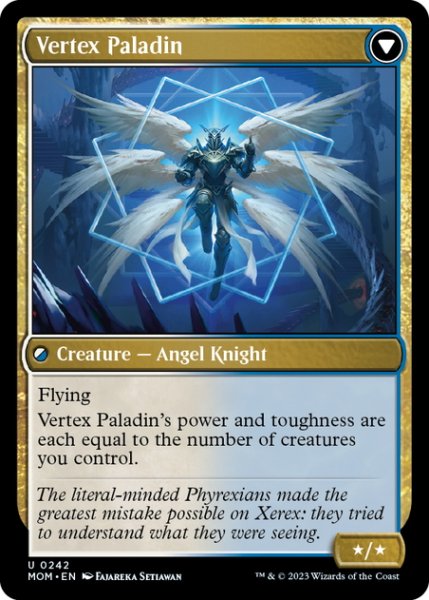 画像2: 【ENG】キセレクスへの侵攻//天頂の聖騎士/Invasion of Xerex//Vertex Paladin[MTG_MOM_0242U] (2)