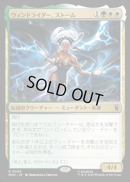 画像1: 【JPN】ウィンドライダー、ストーム/Storm, Windrider[MTG_MSH_0230_R] (1)