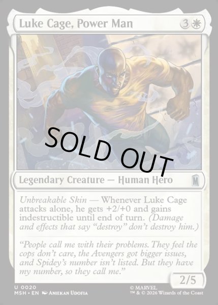 画像1: 【ENG】パワーマン、ルーク・ケイジ/Luke Cage, Power Man[MTG_MSH_0020_U] (1)