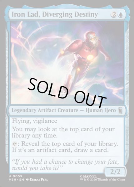画像1: 【ENG】分かたれた未来、アイアンラッド/Iron Lad, Diverging Destiny[MTG_MSH_0059_U] (1)