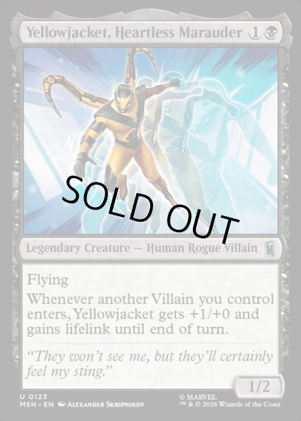 画像1: 【ENG】無慈悲な略奪者、イエロージャケット/Yellowjacket, Heartless Marauder[MTG_MSH_0123_U] (1)