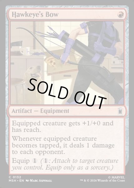 画像1: 【ENG】ホークアイの弓/Hawkeye's Bow[MTG_MSH_0132_C] (1)