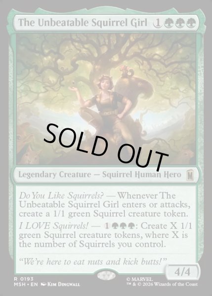 画像1: 【ENG】絶対無敵スクイレル・ガール/The Unbeatable Squirrel Girl[MTG_MSH_0193_R] (1)