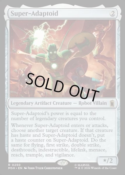 画像1: 【ENG】スーパーアダプトイド/Super-Adaptoid[MTG_MSH_0250_R] (1)