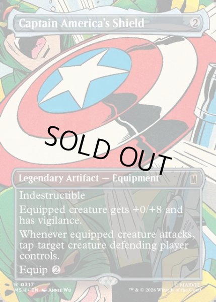 画像1: 【ENG】キャプテン・アメリカの盾/Captain America's Shield[MTG_MSH_0317_R] (1)