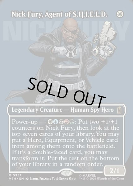 画像1: 【ENG】S.H.I.E.L.D.のエージェント、ニック・フューリー/Nick Fury, Agent of S.H.I.E.L.D.[MTG_MSH_0357_R] (1)