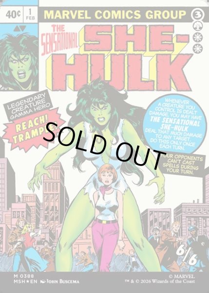 画像2: ★Foil★【ENG】Jennifer Walters//The Sensational She-Hulk[MTG_MSH_0388_M] (2)