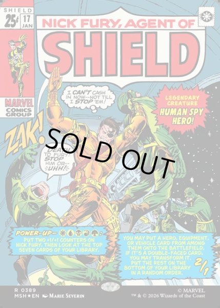画像1: ★Foil★【ENG】Nick Fury, Agent of S.H.I.E.L.D.[MTG_MSH_0389_M] (1)