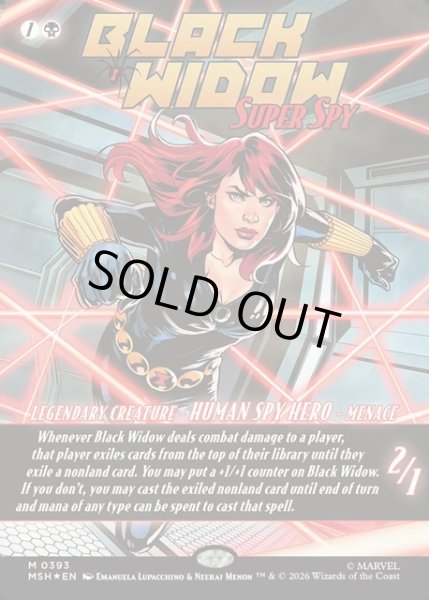 画像1: ★Foil★【ENG】Black Widow, Super Spy[MTG_MSH_0393_M] (1)
