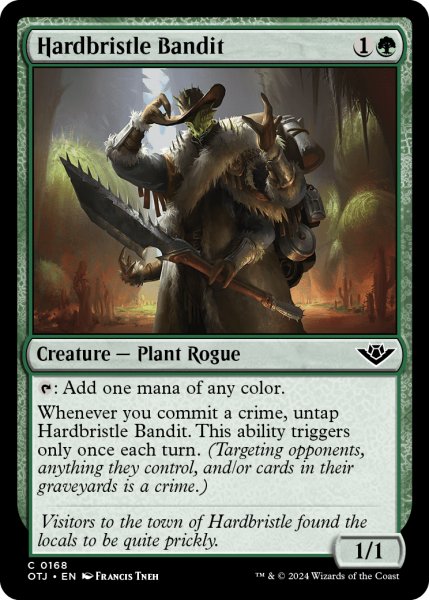 画像1: 【ENG】ハードブリスルの略奪者/Hardbristle Bandit[MTG_OTJ_0168_C] (1)