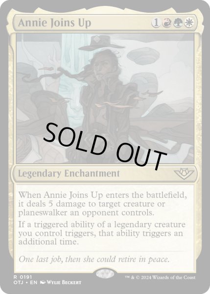 画像1: 【ENG】アニーの加入/Annie Joins Up[MTG_OTJ_0191_R] (1)