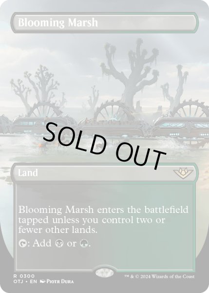 画像1: 【ENG】花盛りの湿地/Blooming Marsh[MTG_OTJ_0300_R] (1)