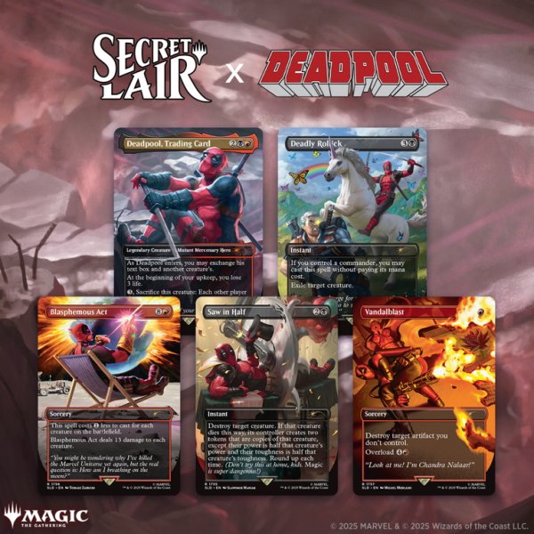 画像1: 【ENG】Secret Lair x Marvel's Deadpool[MTG_SLD_D130] (1)