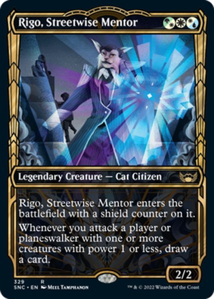 画像1: 【ENG】路上の師、リガ/Rigo, Streetwise Mentor[MTG_SNC_329R] (1)