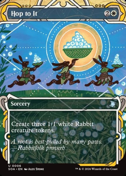 画像1: 【ENG】★Mystical Archive★跳び込め/Hop to It[MTG_SOA_0006_U] (1)