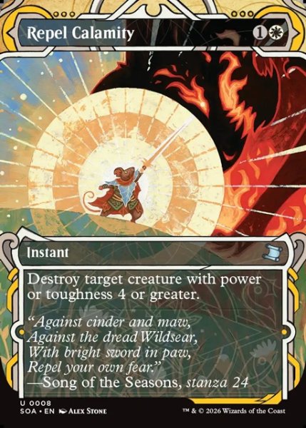 画像1: 【ENG】★Mystical Archive★災厄の追い返し/Repel Calamity[MTG_SOA_0008_U] (1)