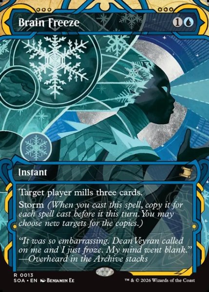 画像1: 【ENG】★Mystical Archive★思考停止/Brain Freeze[MTG_SOA_0013_R] (1)
