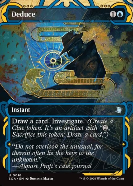 画像1: 【ENG】★Mystical Archive★推理/Deduce[MTG_SOA_0016_U] (1)