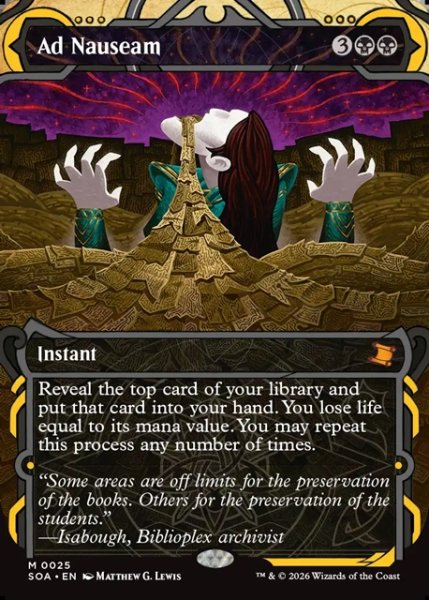 画像1: 【ENG】★Mystical Archive★むかつき/Ad Nauseam[MTG_SOA_0025_M] (1)