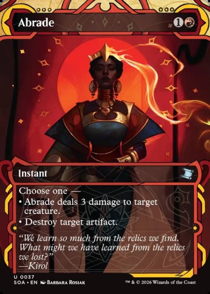 画像1: 【ENG】★Mystical Archive★削剥/Abrade[MTG_SOA_0037_U] (1)