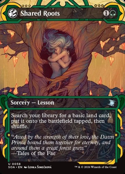 画像1: 【ENG】★Mystical Archive★一繋がりの根/Shared Roots[MTG_SOA_0058_U] (1)