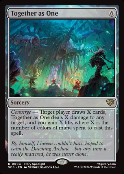 画像1: 【ENG】力を一つに/Together as One[MTG_SOS_0004_R] (1)