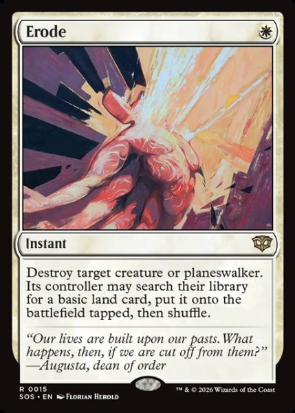 画像1: 【ENG】浸食作用/Erode[MTG_SOS_0015_R] (1)