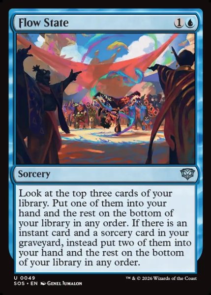 画像1: 【ENG】没頭/Flow State[MTG_SOS_0049_U] (1)