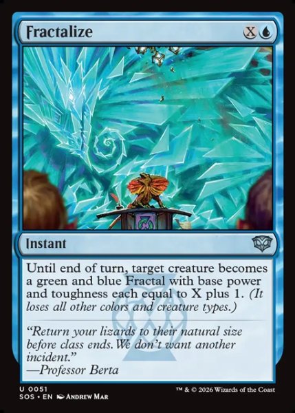 画像1: 【ENG】フラクタル化/Fractalize[MTG_SOS_0051_U] (1)
