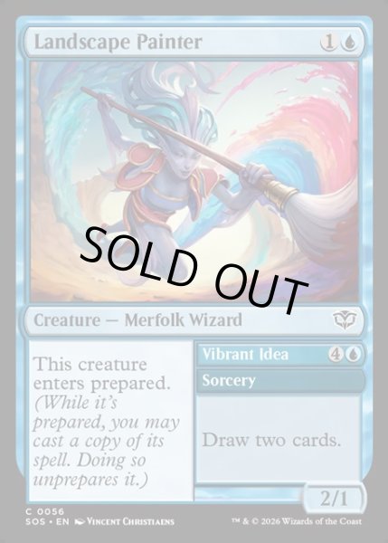 画像1: 【ENG】風景画家/Landscape Painter[MTG_SOS_0056_C] (1)