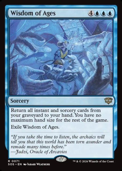 画像1: 【ENG】古今の知識/Wisdom of Ages[MTG_SOS_0071_R] (1)