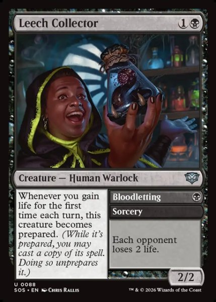 画像1: 【ENG】ヒルの収集家/Leech Collector[MTG_SOS_0088_U] (1)